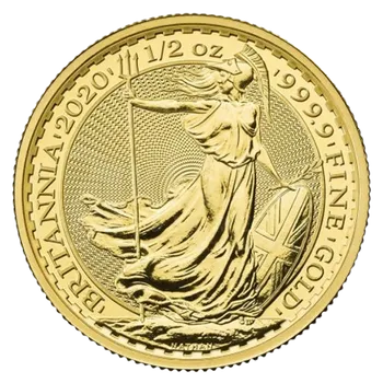 1/2 oz Златна монета Британия 
