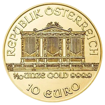 1/10 oz Златна монета Виенска Филармония 