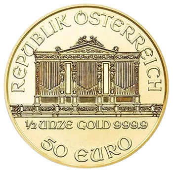 1/2 oz Златна монета Виенска Филармония 