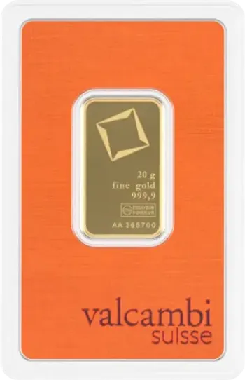 20 гр. Златно кюлче Valcambi