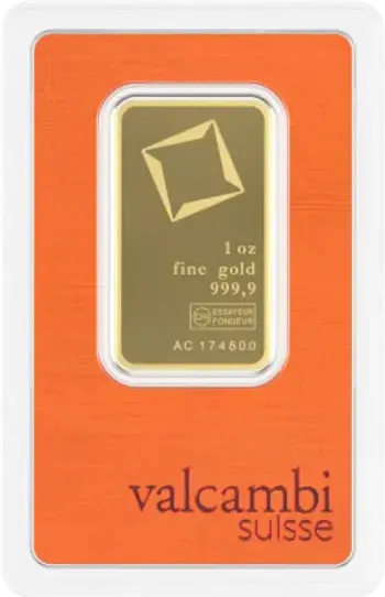 1 oz Златно kюлче Valcambi