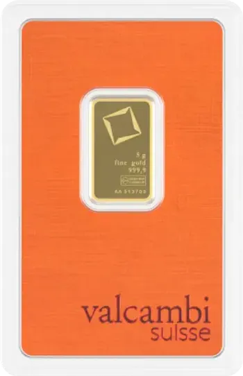 5 гр.  Златно Кюлче Valcambi