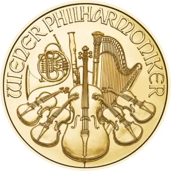 1 oz Златна монета Виенска Филармония 