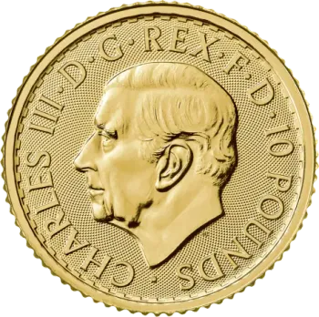 1/10 oz Златна монета Британия 